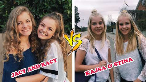 jacy and kacy vs kajsa and stina battle musers 2018 musically compilation youtube