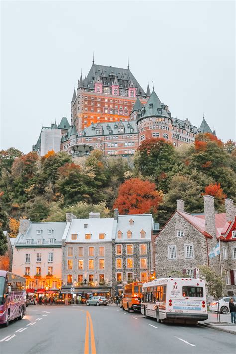 Visiting The Beautiful City Of Quebec Canada Hand Luggage Only