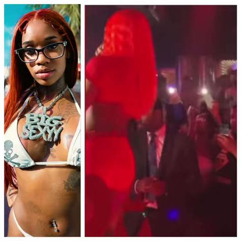 Say Cheese 👄🧀 On Twitter Sexyy Red Got Mad At Somebody Throwing Money At Her In The Crowd