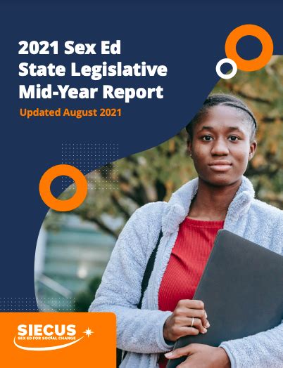 Siecus 2021 Sex Ed State Legislative Mid Year Report Siecus
