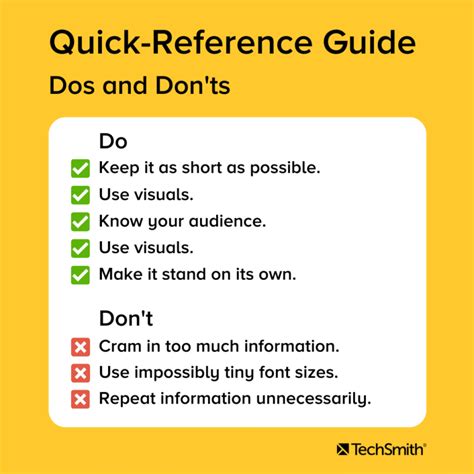 How To Make A Quick Reference Guide The Techsmith Blog