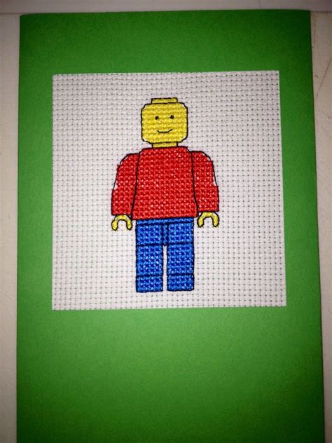 Pin by Jo Webb on My completed cross stitch | Lego card, Cross stitch, Completed cross stitch