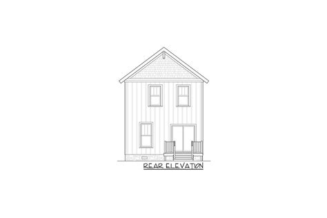 20 Foot Wide House Plan With 4 Upstairs Bedrooms 31609gf