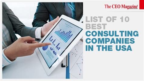 List Of 10 Best Consulting Companies In The Usa