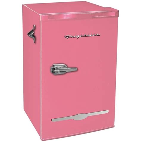But, you'll also find slightly larger versions designed specifically for storing more cans. Frigidaire Retro 3.2 Cu. Ft. Mini Fridge Pink EFR376-PINK ...