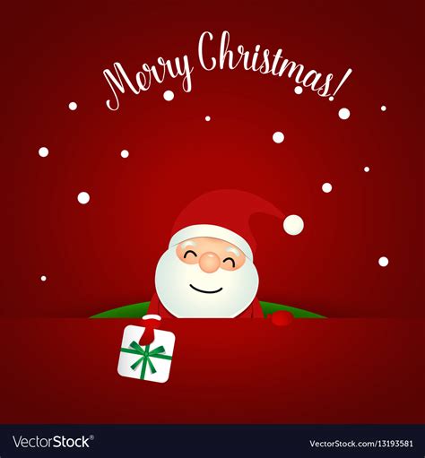 Christmas Greeting Card With Tree Royalty Free Vector Image