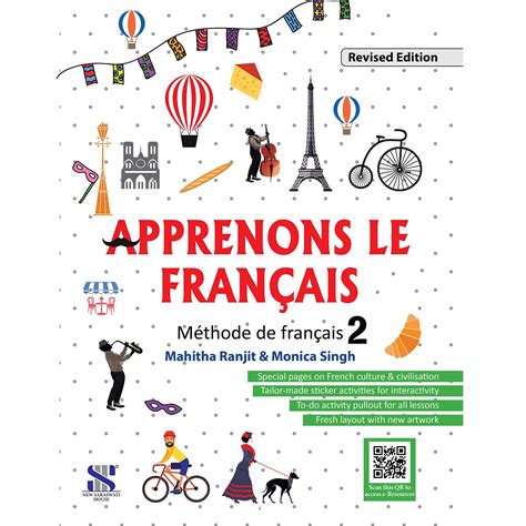French Text Book For Class 6 Apprenons Le Francais Apna School Store