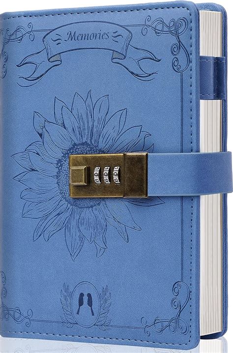 buy lock diary for women vintage lock journal refillable personal locking diary romance leather