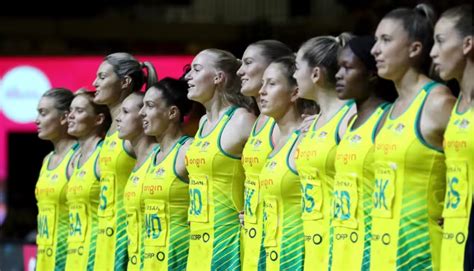 Australias Netball World Cup Squad Announced Commonwealth Games