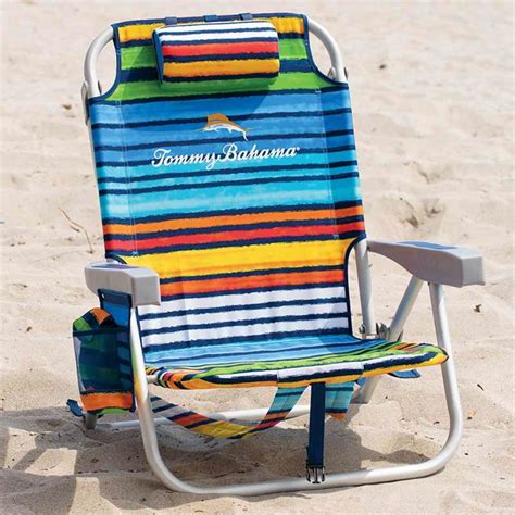 Tommy Bahama Backpack Beach Chair Green Stripe 11