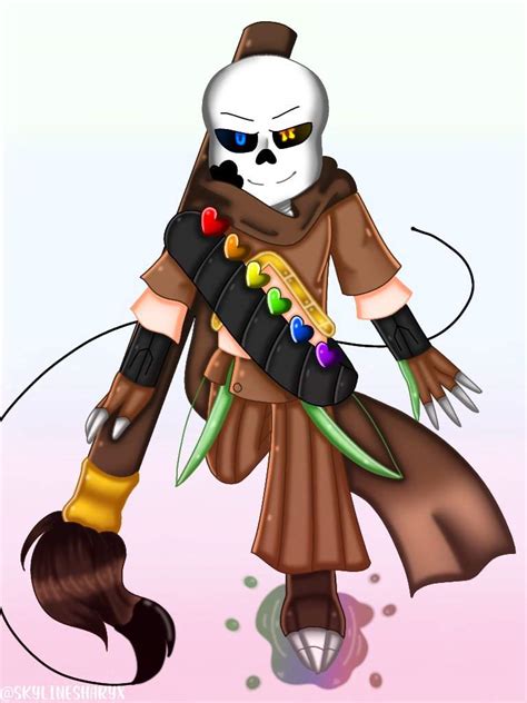 Ink!sans is a protector, and a friend of alpha!sans, and is the sans of the unfinished au, ___tale. ~Ink Sans Reference from DeviantArt~ | Undertale AUs Amino