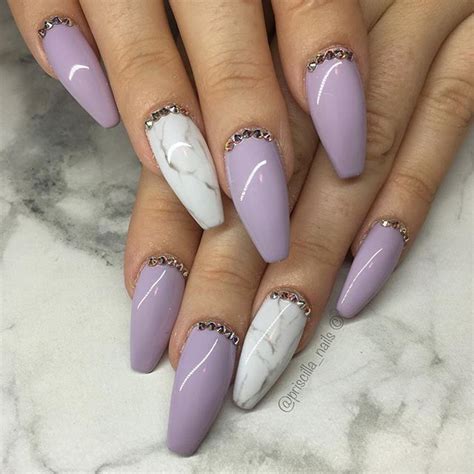 Pinterest Lowkeyywifeyy Marble And Purple Nails Violet Nails Lilac