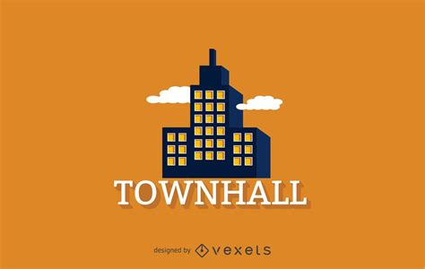 Townhall Logo Template Vector Download