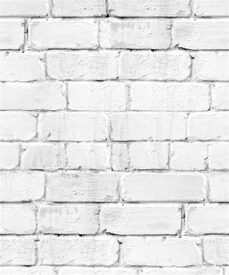 Clubhouse Brick Wallpaper Realistic White Brick Milton