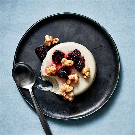 Classic sabayon recipe elegant french dessert homemade and yummy. Goat Milk-and-Corn Panna Cotta with Blackberries Recipe - Brooke Williamson | Food & Wine