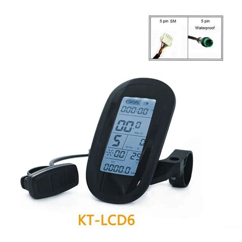 Electric Bike Conversion Kit Accessories Ebike LCD Display KT LCD5