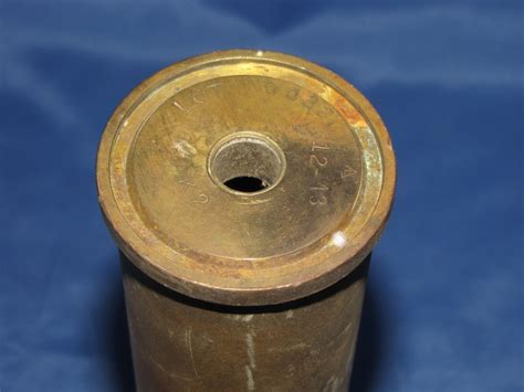 Uwo 0029 Wwii Us 40mm Bofors Shell Casing Brass Antique And Deactivated