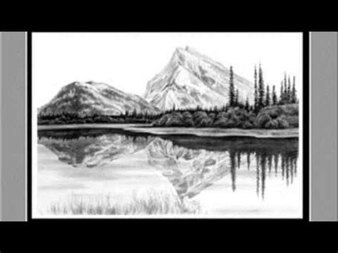 Landscape drawing can be daunting. pencil drawing landscape - YouTube