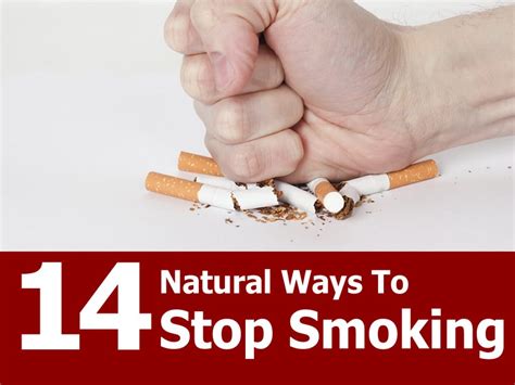 14 Natural Ways To Stop Smoking Quit Smoking