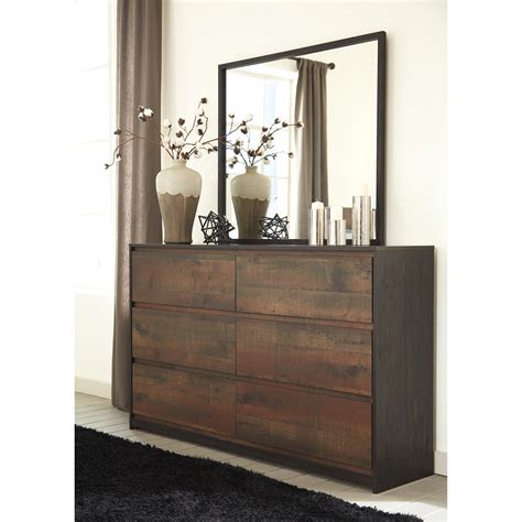 Maybe you would like to learn more about one of these? Ashley Signature Design Windlore Modern Rustic Dresser ...