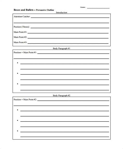 Peanut butter and jelly sandwiches are fun to eat because they always upload a paper to check for plagiarism against billions of sources and get advanced writing. Essay Outline Templates - 10 + Free Word PDF Samples - Template Section