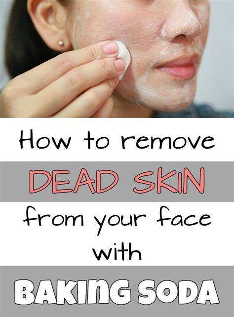 How To Remove Dead Skin From Your Face With Baking Soda