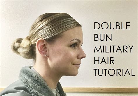 Military Double Bun Hair Tutorial Aunie Sauce Bloglovin