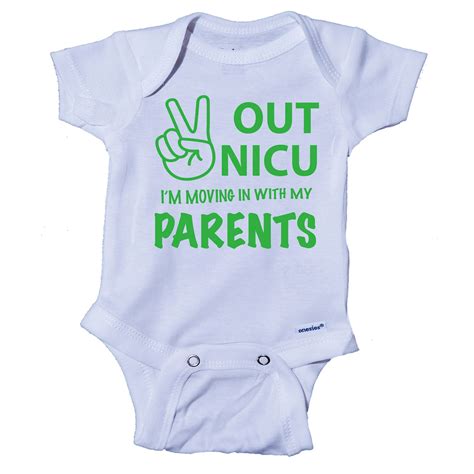 Peace Out Nicu Baby Onesies Baby Shower T Baby Girl Etsy