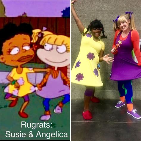 Susie Carmichael And Angelica Pickles Rugrats Cosplay Diy Couples
