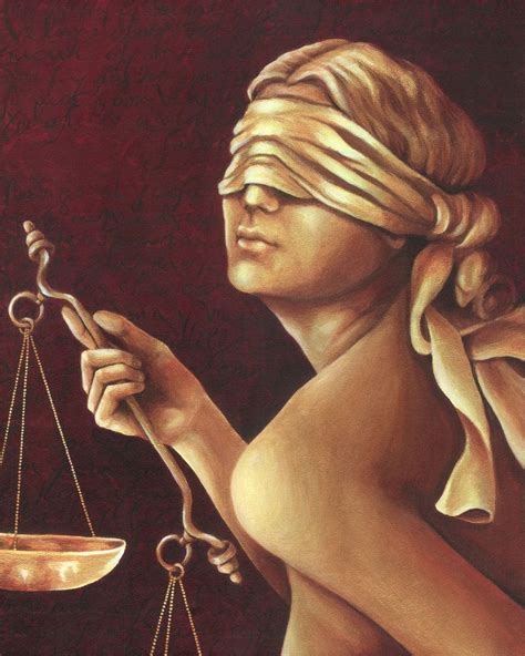 Blind Justice Lady Justice Justice Justitia