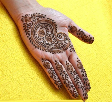 Front Hand Mehndi Designs Easy And Simple Henna Designs For Palms