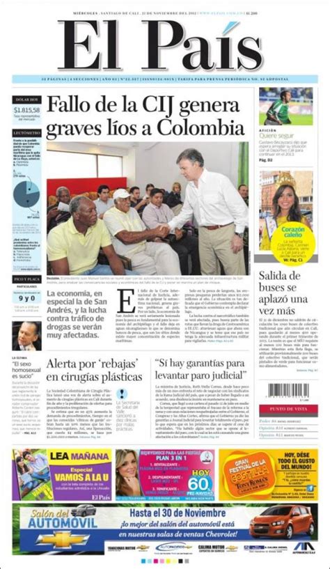 Noticias De Cali Valle Y Colombia Periodico Diario El Pais Be