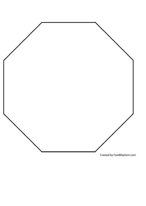 Printable Hexagon Template Printable World Holiday