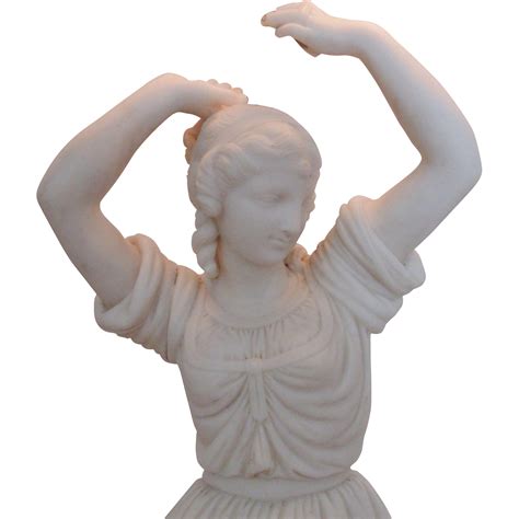 Antique Neo-Classical Parian Dancing Woman Sculpture Lamp from ...