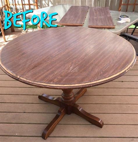 I am new to refinishing and would love to take this on as a project. Painting Laminate Veneer: French Country Table | Hometalk