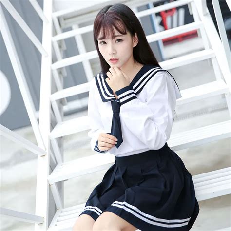 High Quality Jk Uniform Japanese Sailor Suit Girl School Uniform Kansai