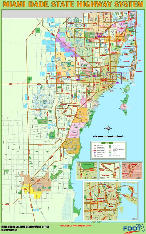 Miami Dade County District Map Cities And Towns Map