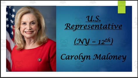 Us Representative Carolyn Maloney Ny 12th Bio Ppt By Teach Simple