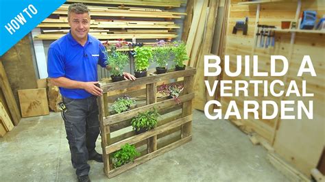 How To Build A Diy Vertical Wall Garden Youtube