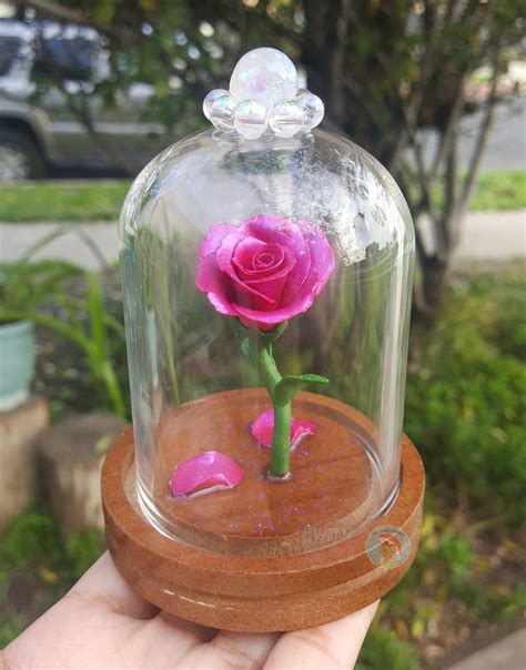 A combination of wine bottle chiller. Enchanted Rose in Glass Dome Replica - Beauty and the ...