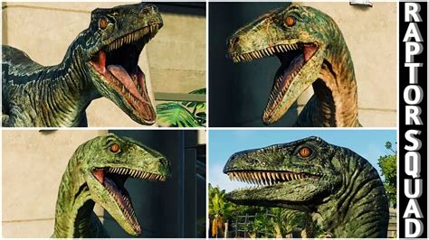 Raptor Squad Bluecharliedeltaecho Vs All Carnivores Jurassic World Evolution 2 100