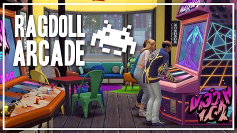Ragdoll Arcade Karaoke Bar The Sims 4 Speed Build Youtube