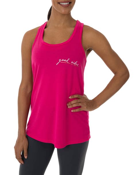 Athletic Works Womens Fitspiration Active Graphic Tank