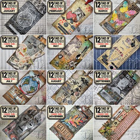 12 Tags Of 2016 Collection Tim Holtz