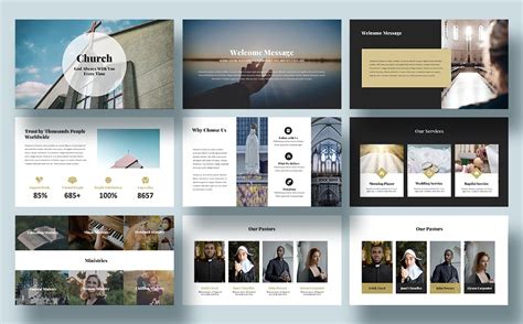Church Powerpoint Template 50 Slides For 23