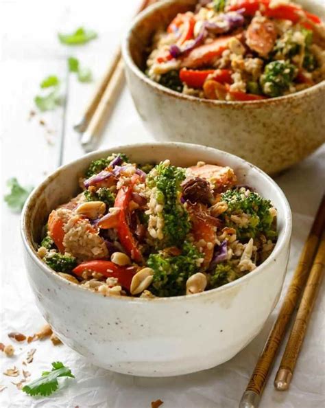 Quick and easy to prepare and packed full of flavour and tasty veg, this recipe is perfect if you want a healthy meal pronto. 19 Easy Stir Fry Recipes to Make This Fall | Peanut sauce stir fry, Stir fry, Food recipes
