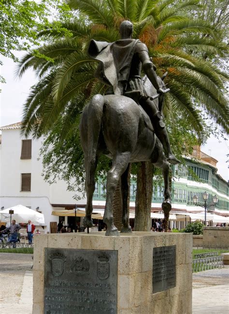Equestrian Statue Of Diego De Almagro In Almagro Spain