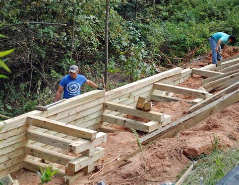 Bildresultat För Retaining Wall Timber Backyard Retaining Walls
