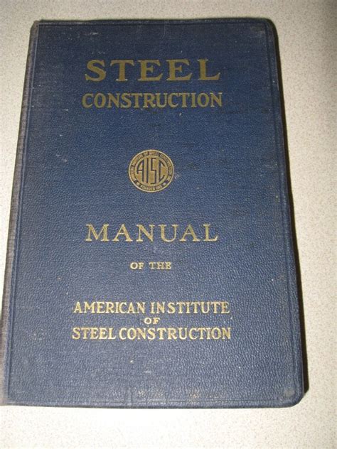 1948 Steel Construction Manual Of The American By Closetfull