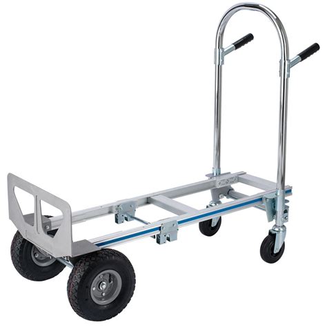 2 In1 Aluminum Hand Truck 770LBS Convertible Portable Foldable Dolly